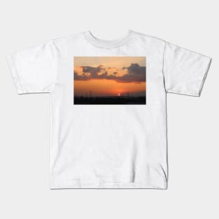 fluffy skies Kids T-Shirt